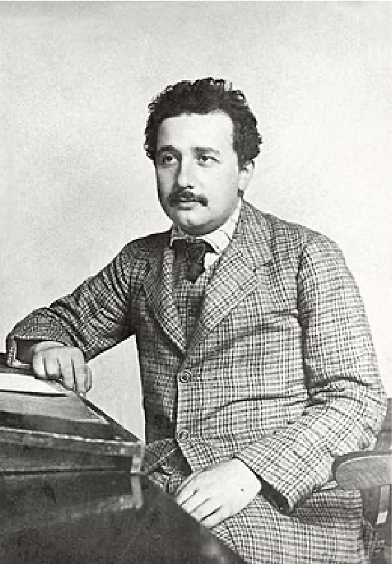 Albert Einstein (1879-1955). Picture from wiki commons, public domain.