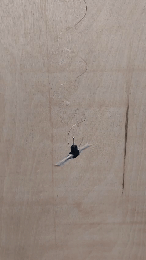 A Wilbertforce pendulum made by first year physics students