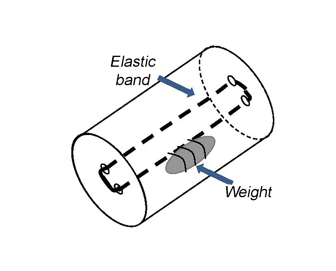 schematic of inside of the can