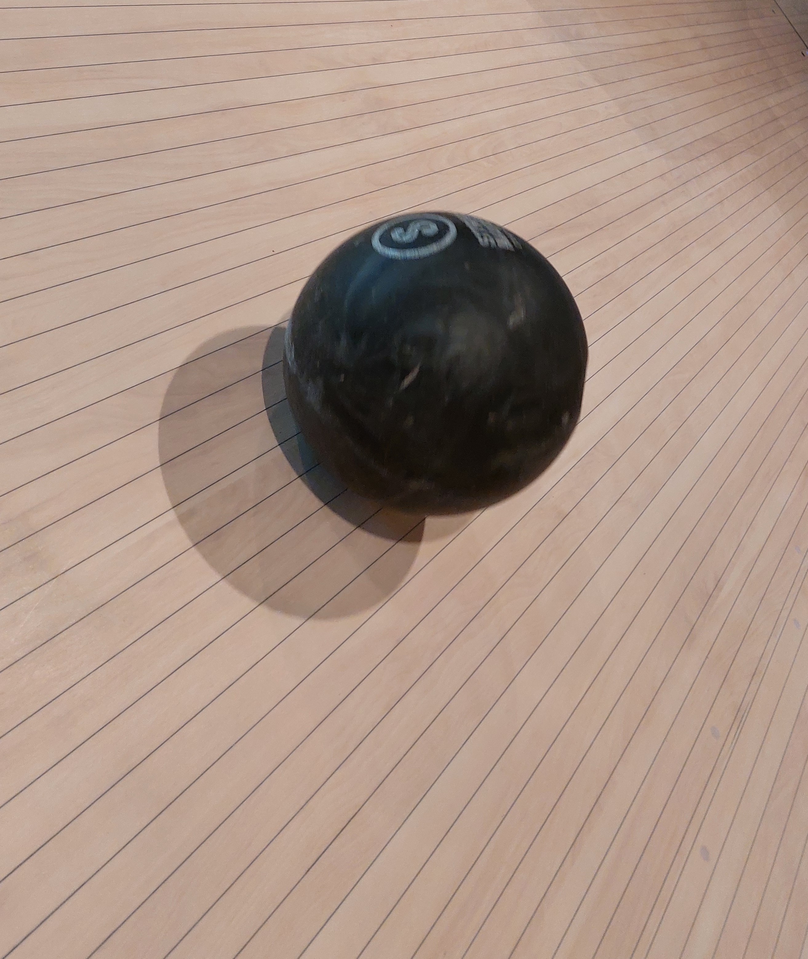 large bowling ball